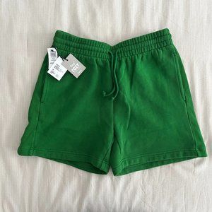 NWT Artizia Tna Fleece 5" Sweat Shorts | Green | M